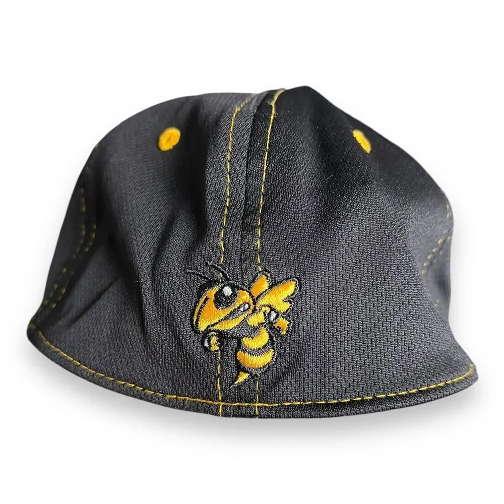 Wasatch Wasps Highschool Universal Athletics Black Embroidered Flex Fit Hat